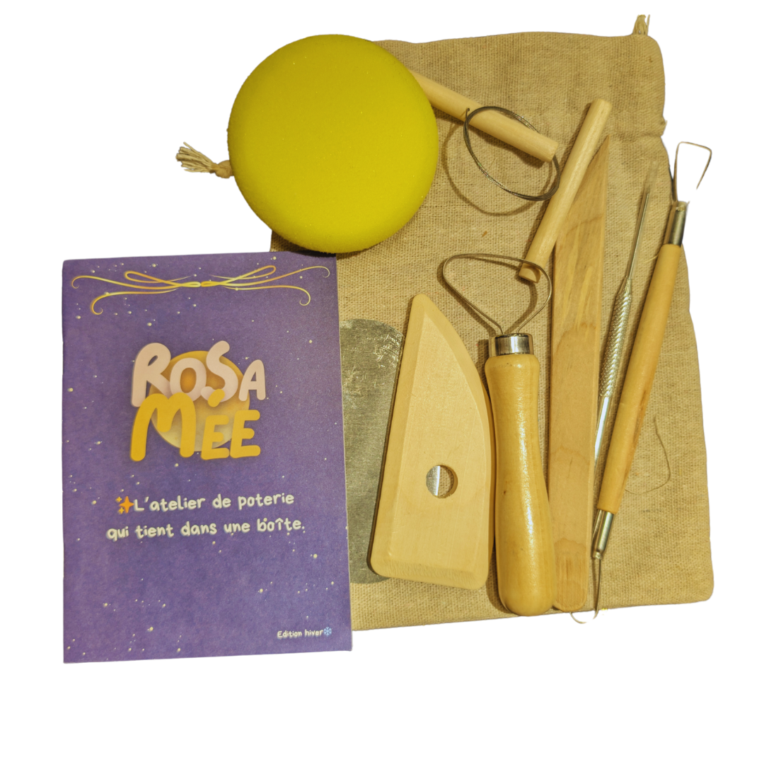 les outils de modelage avec petit guide sur l'argile autodurcissante